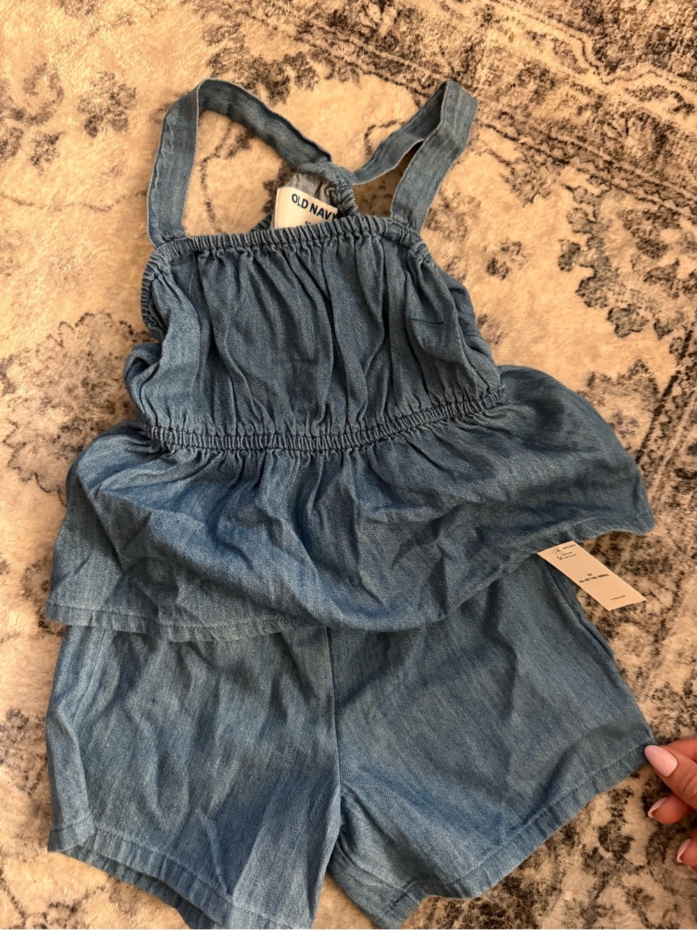 NWT! Old Navy Light Blue Denim Girls Denim Set